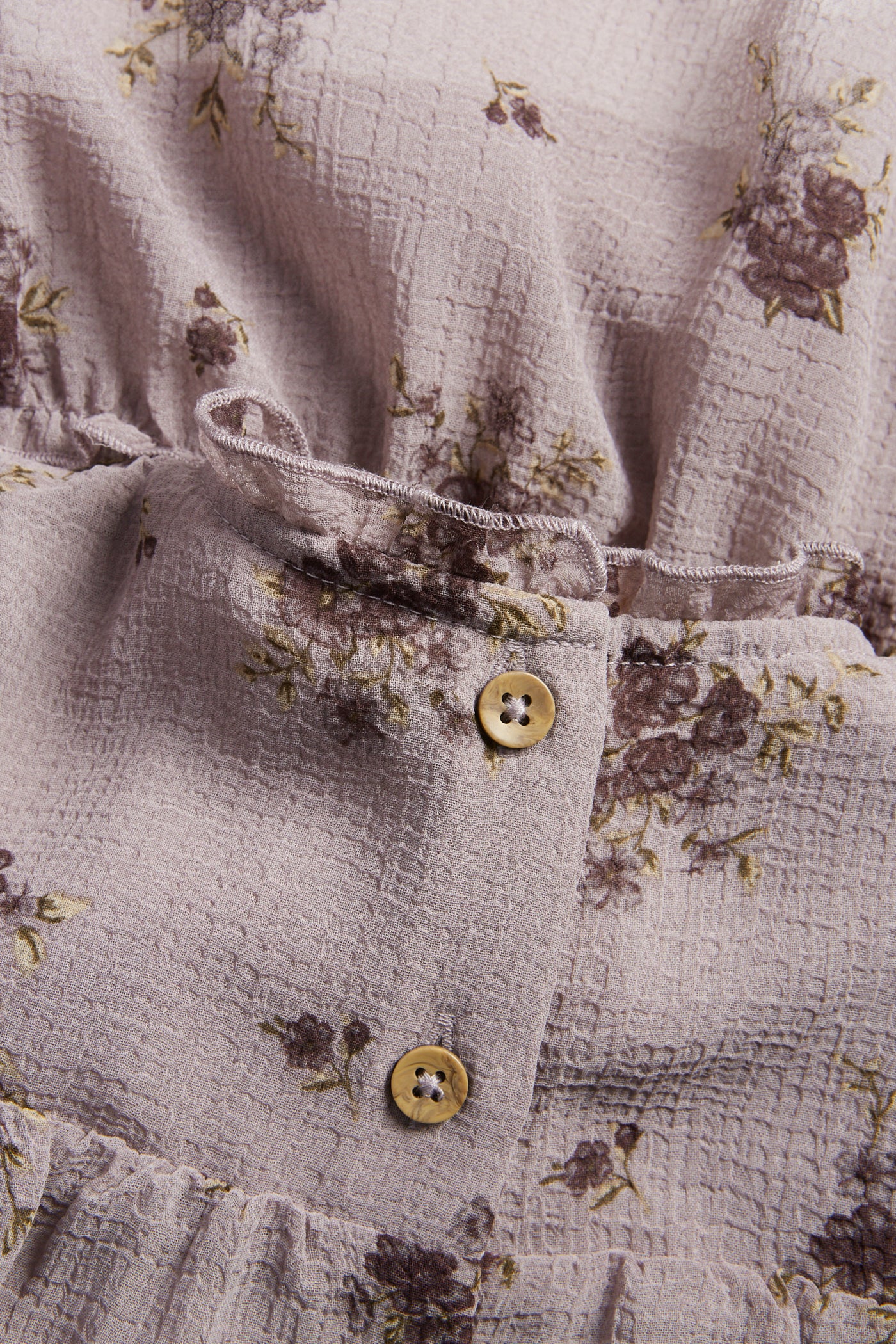 Baby lilac floral chiffon dress