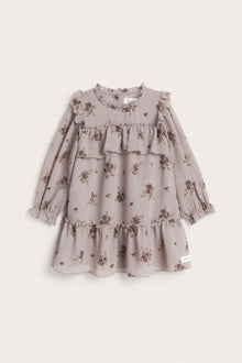 Baby lilac floral chiffon dress