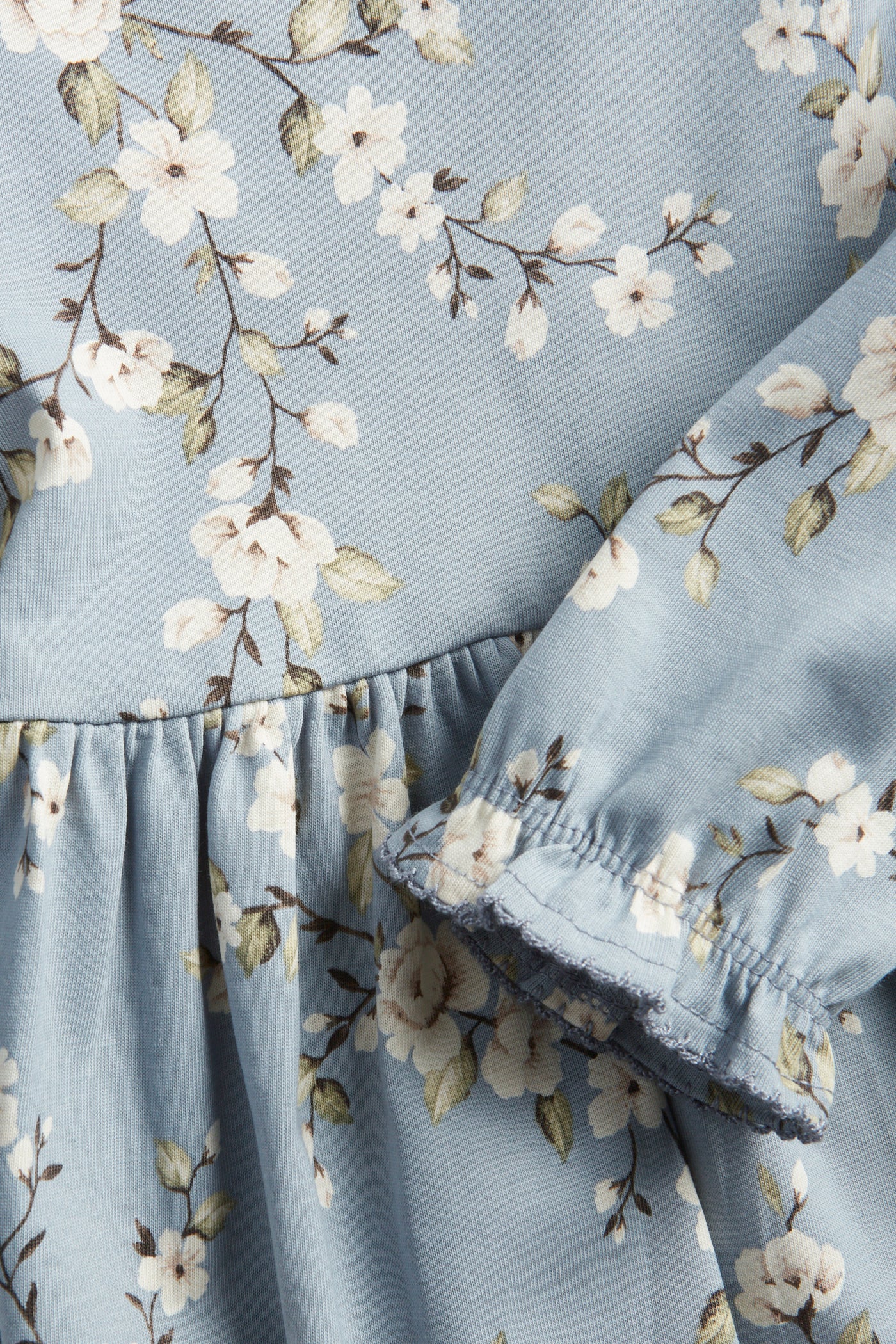 Baby blue floral dress