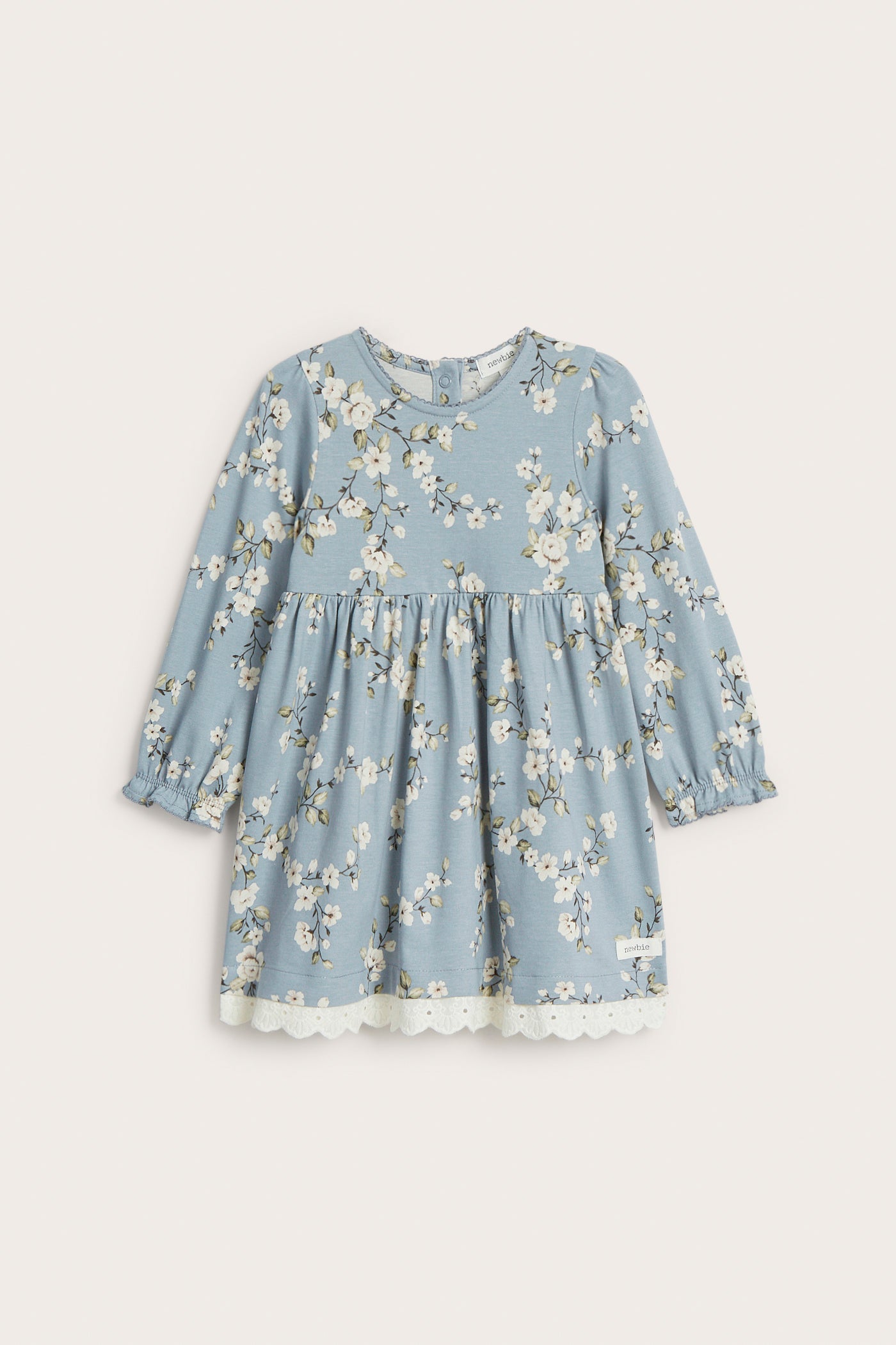 Baby blue floral dress