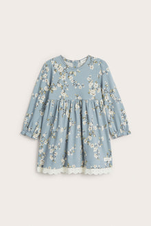 Baby blue floral dress