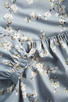 Kids' blue floral dress