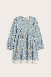 Kids' blue floral dress