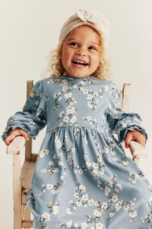 Kids' blue floral dress