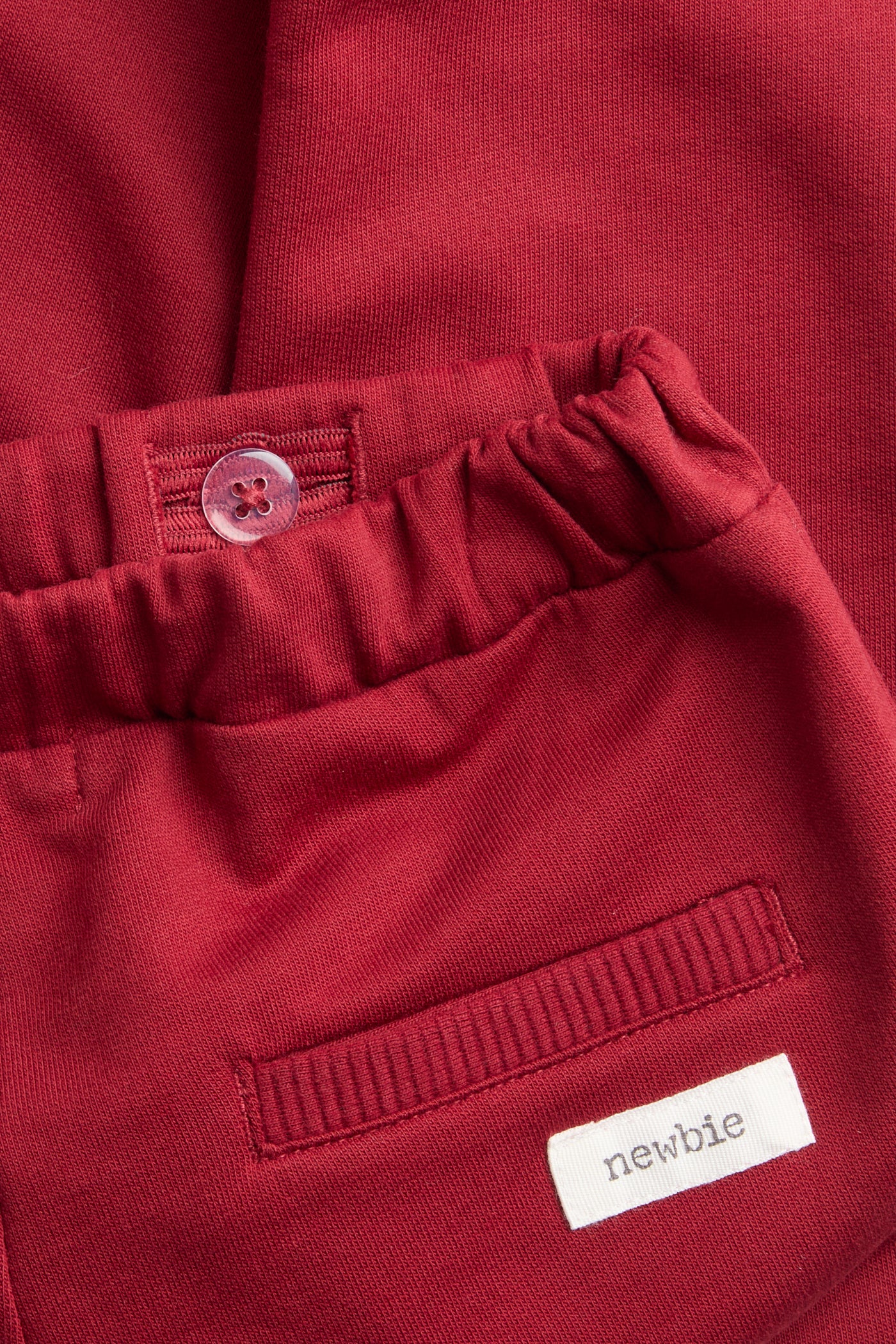 Baby red jogging trousers