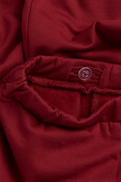Baby red jogging trousers