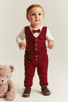 Baby red jogging trousers