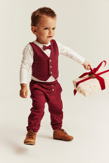 Baby red jogging trousers
