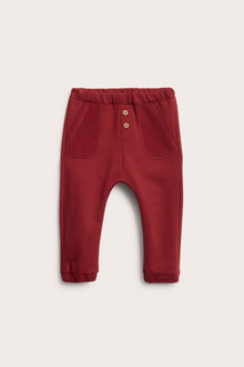 Baby red jogging trousers