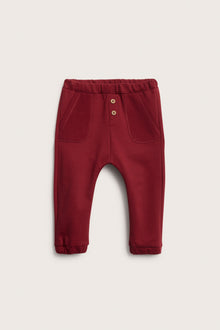 Baby red jogging trousers