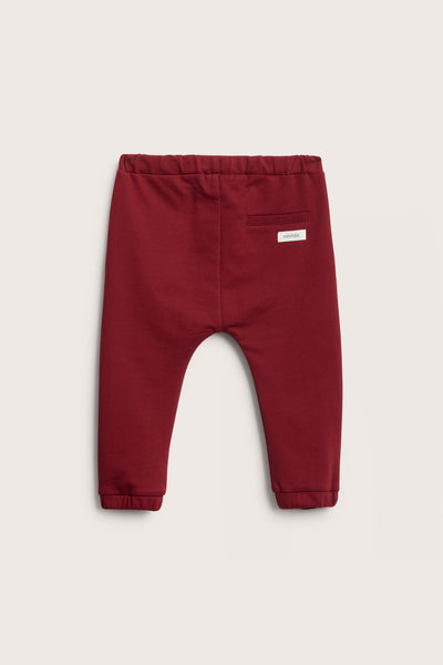 Baby red jogging trousers
