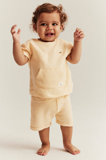 Baby yellow bumblebee shorts