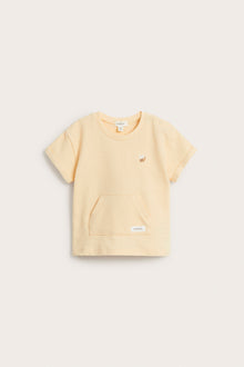 Baby yellow t-shirt with bumblebee