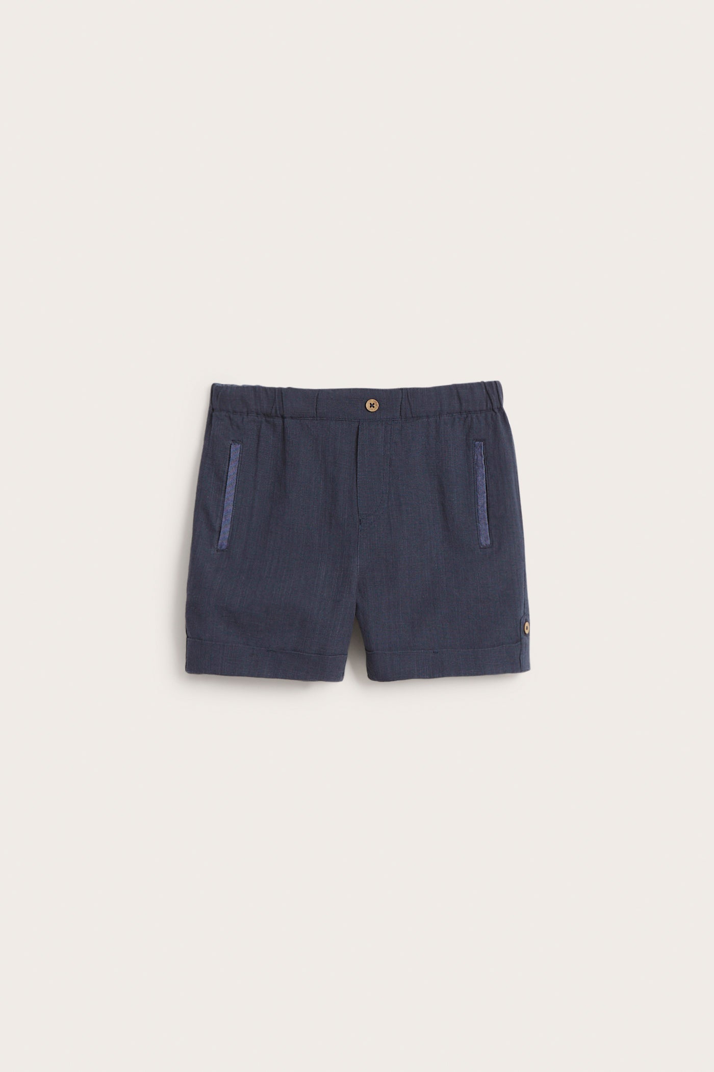 Kids´ blue woven shorts