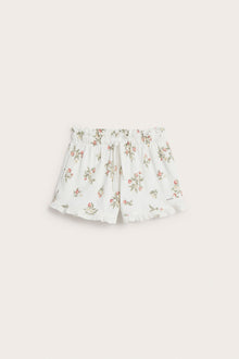 Kids´ white strawberry shorts