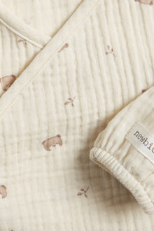 Baby beige bodysuit with bears