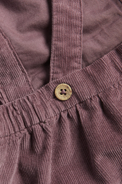 Baby lilac corduroy  pinafore dress