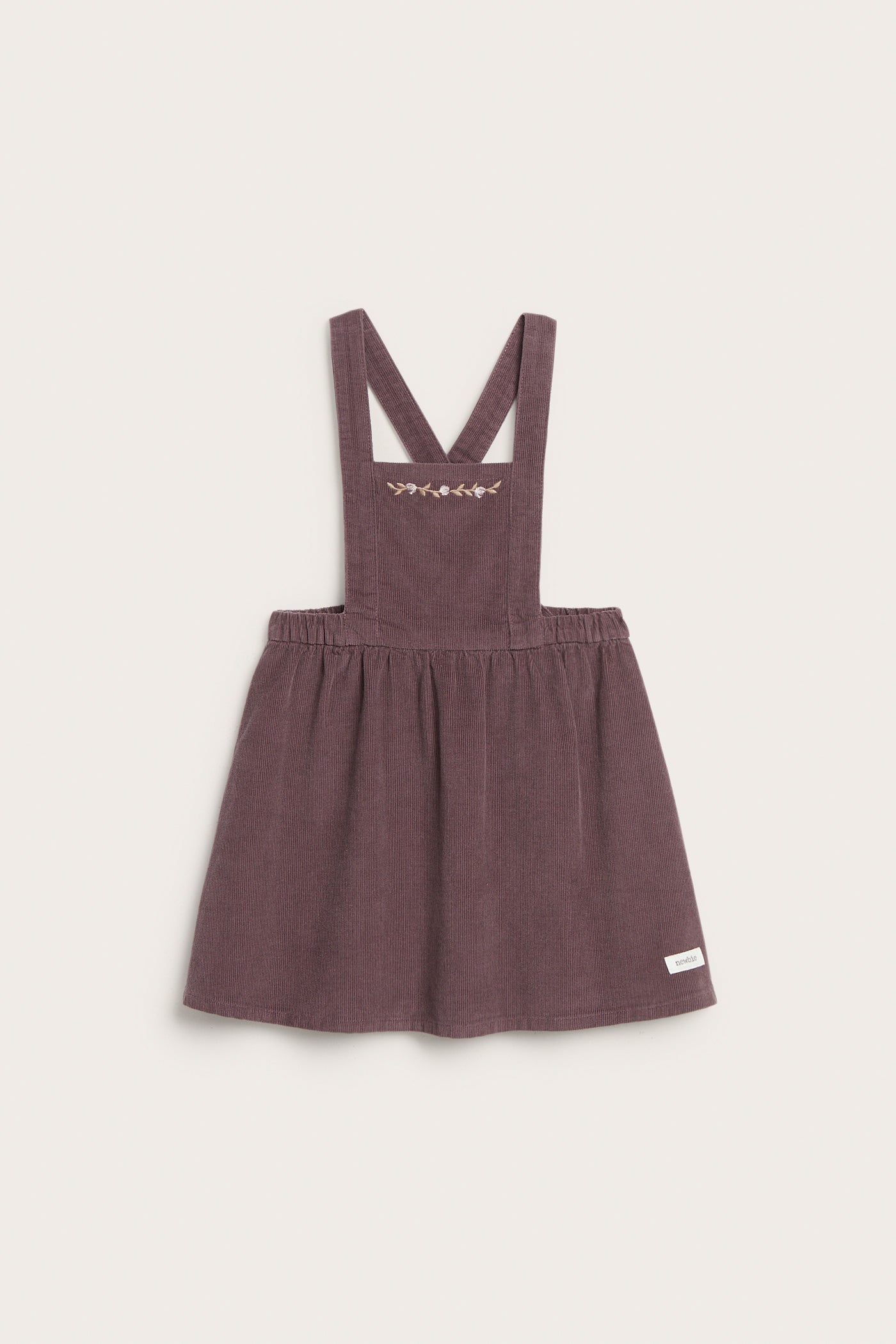 Baby lilac corduroy  pinafore dress