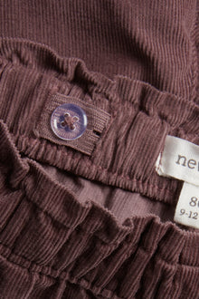 Baby lilac corduroy trousers