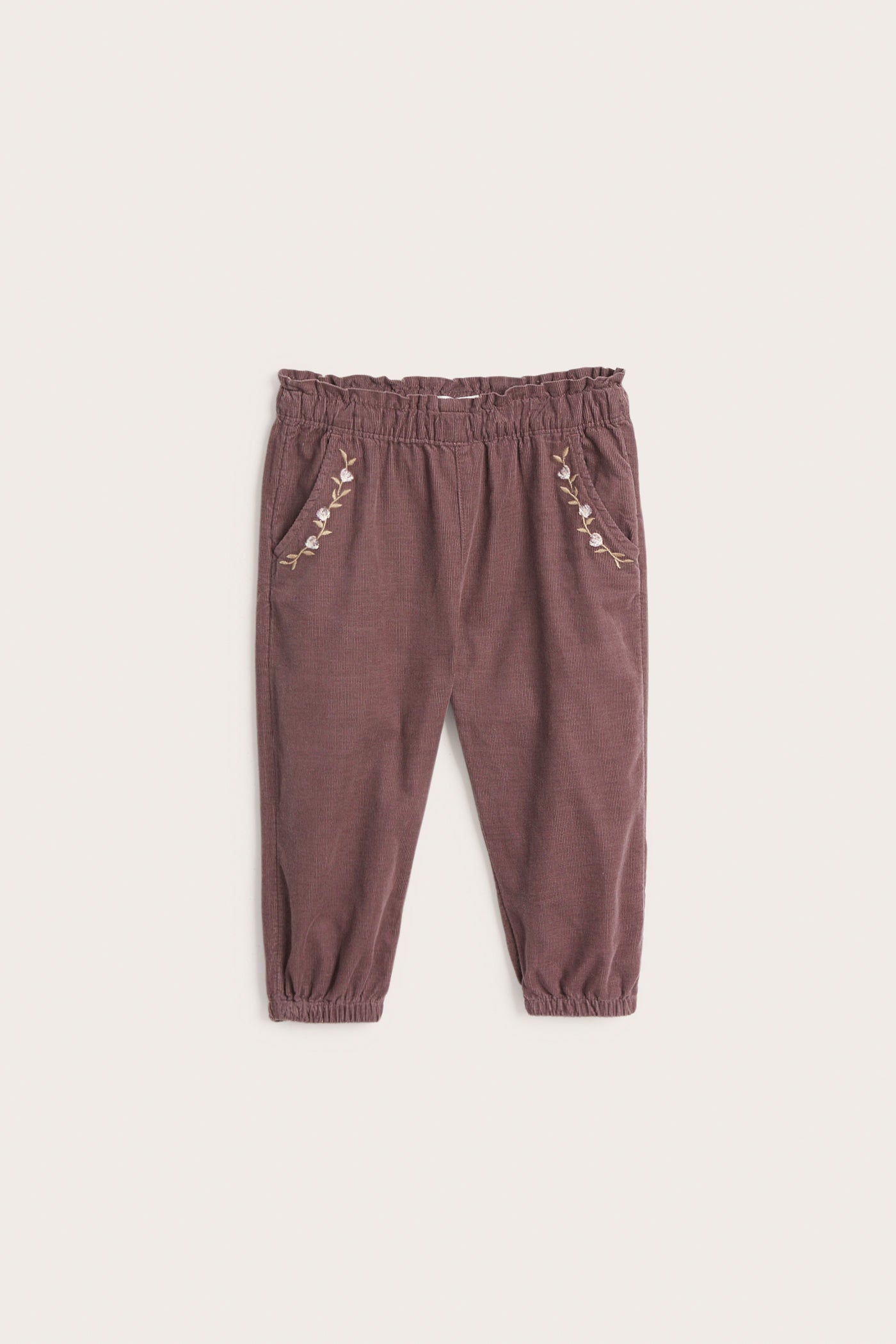 Baby lilac corduroy trousers