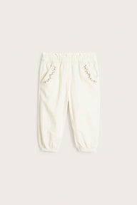 Baby beige corduroy trousers