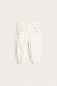 Baby beige corduroy trousers