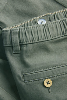 Baby green woven trousers