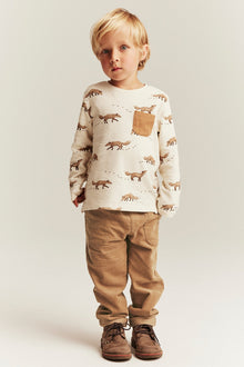 Kids brown corduroy trousers