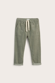 Kids green corduroy trousers