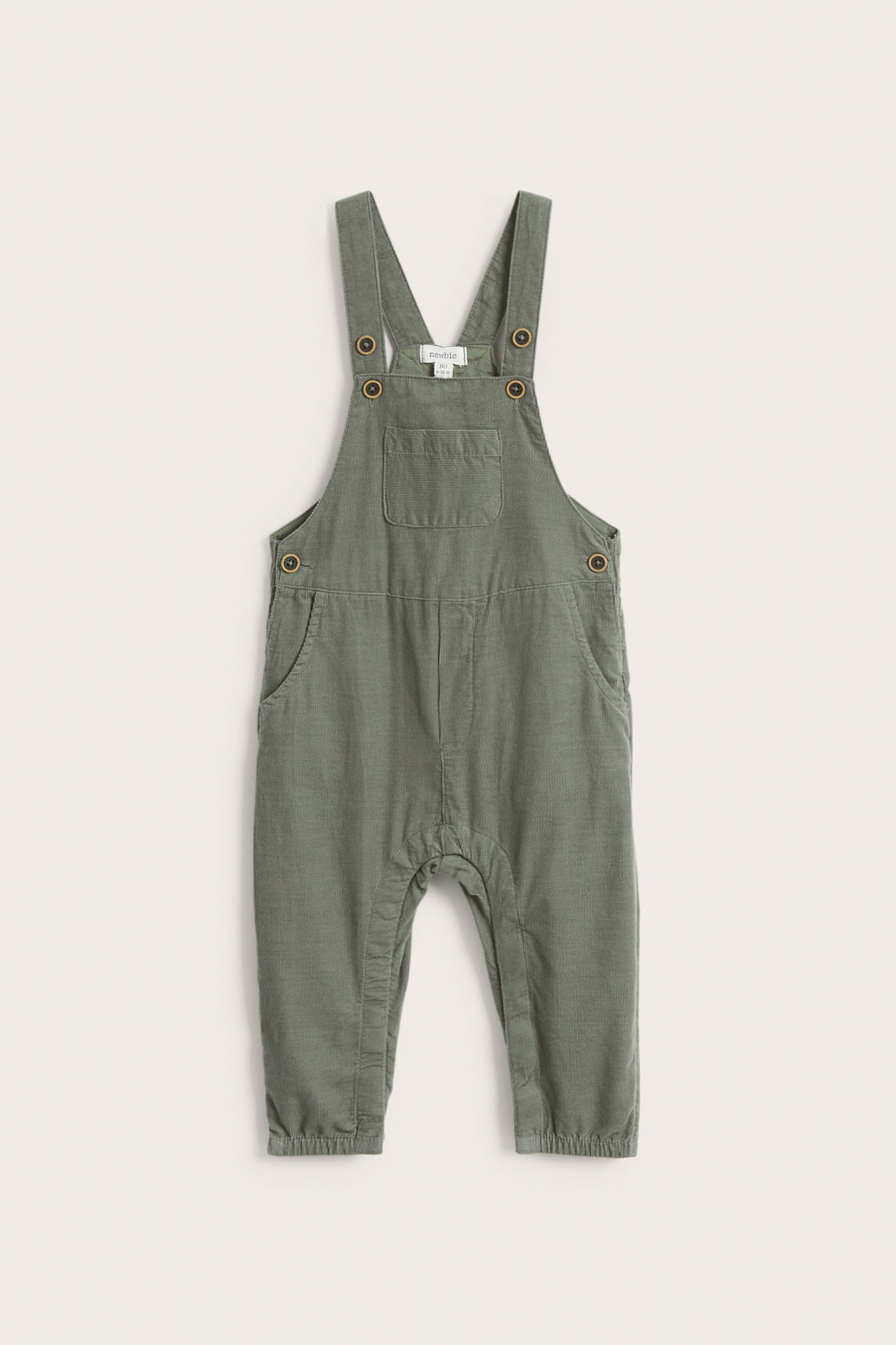 Baby green dungarees