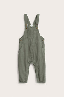 Baby green dungarees