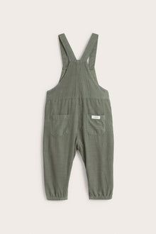 Baby green dungarees