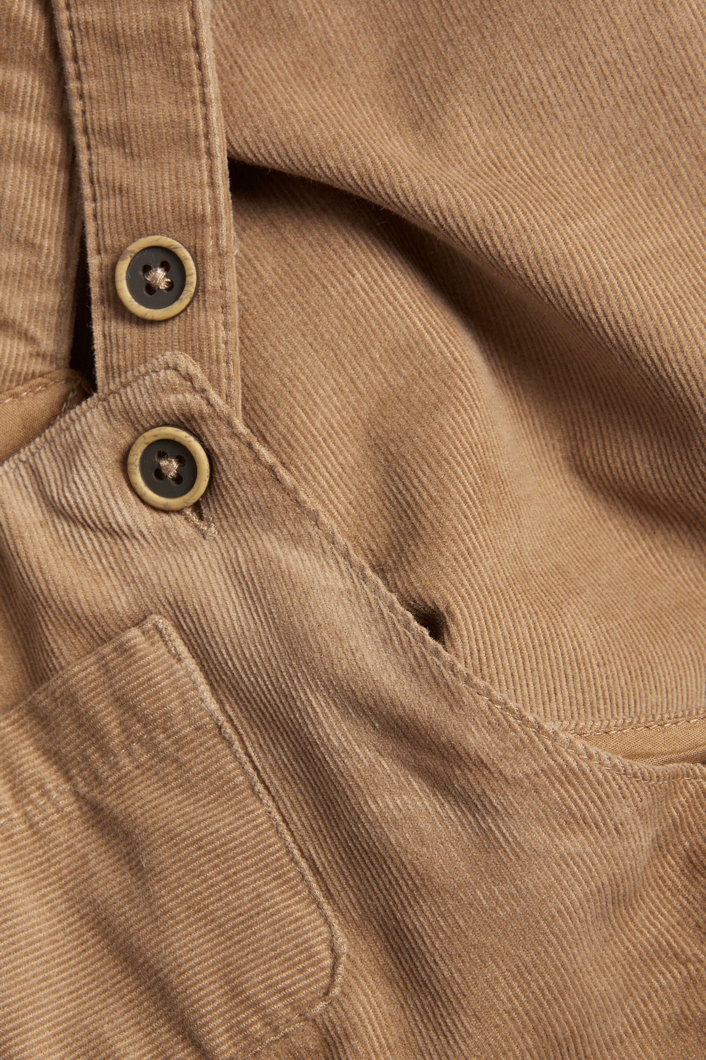 Baby brown dungarees