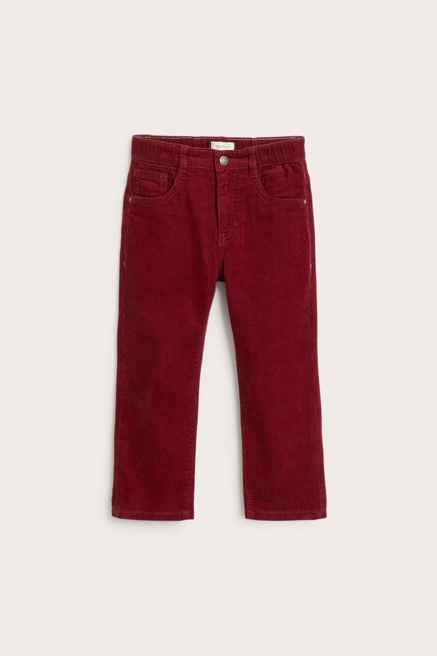Kids´ red woven corduroy trousers