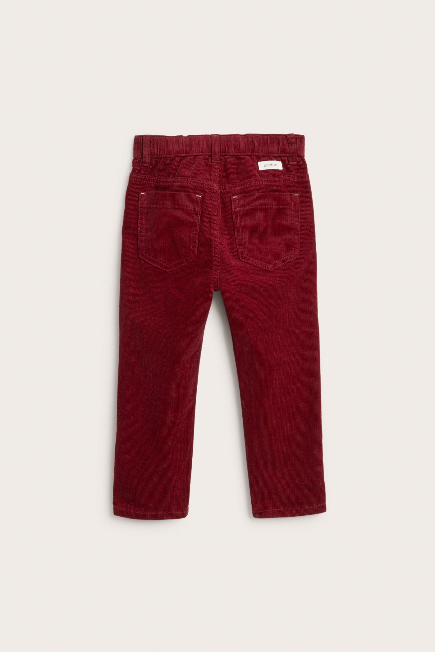 Kids´ red woven corduroy trousers