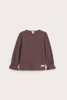 Kids' lilac frill top