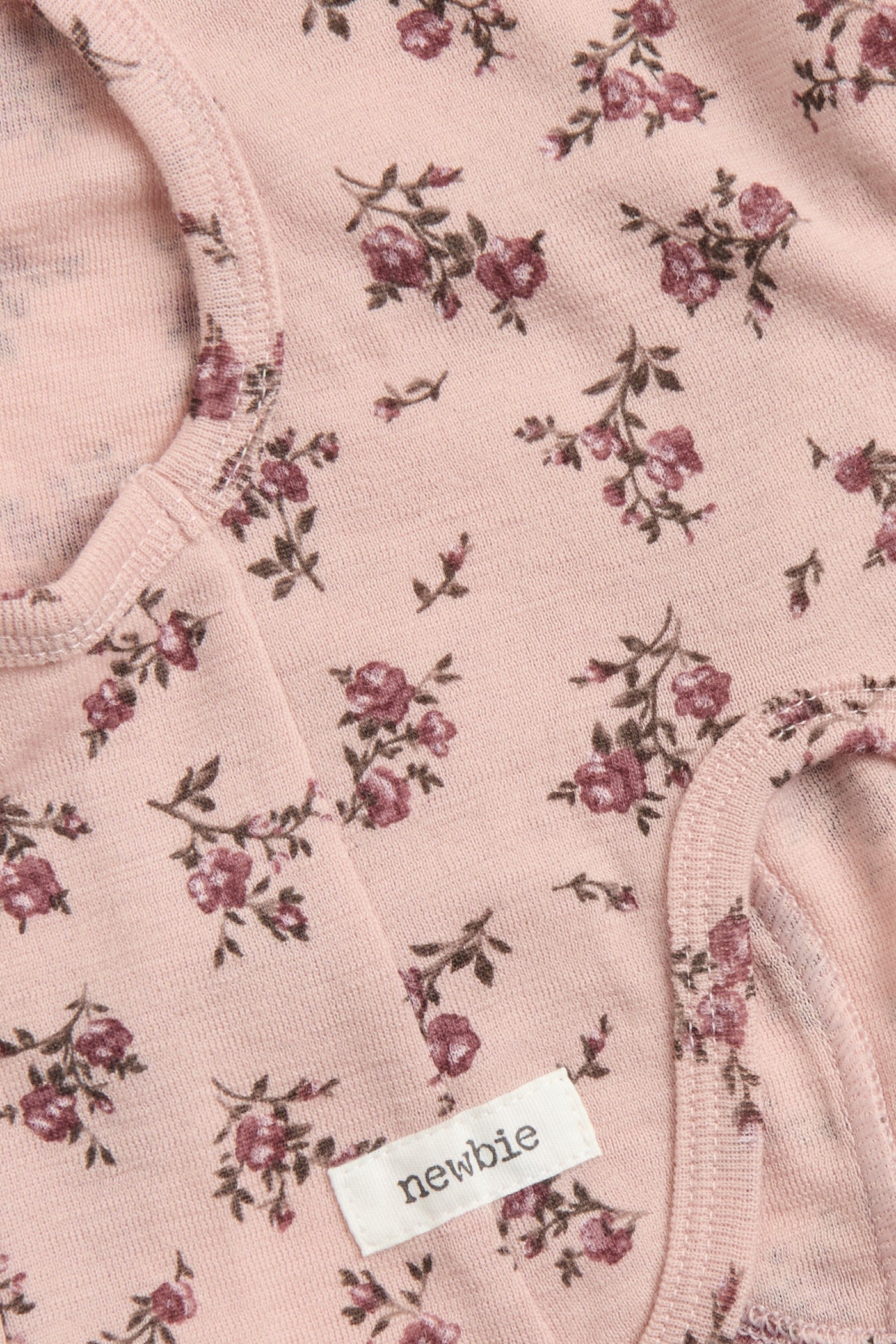 Baby & kids pink floral wool balaclava