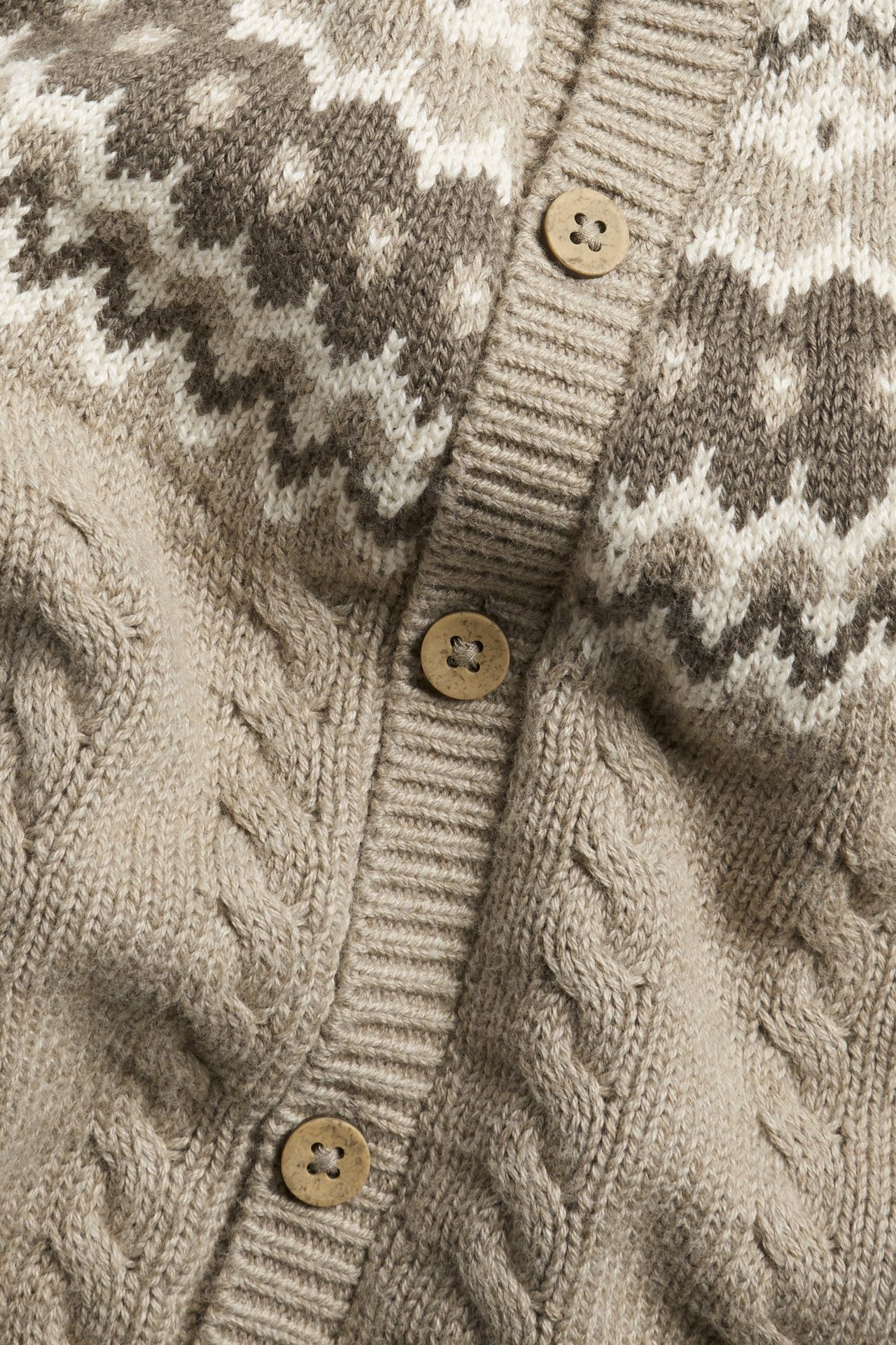Baby brown knitted cardigan