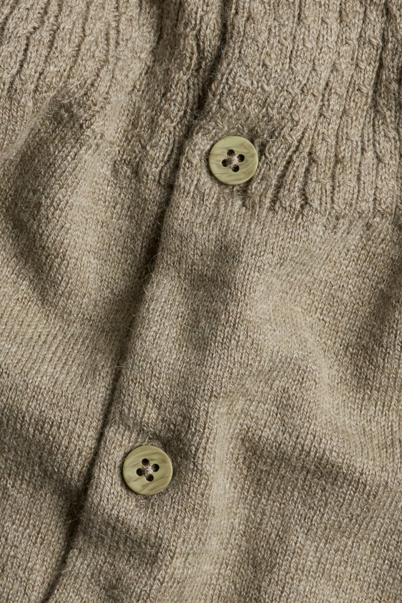 Baby brown wool-blend cardigan