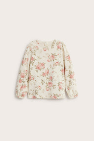 Kids' beige floral top