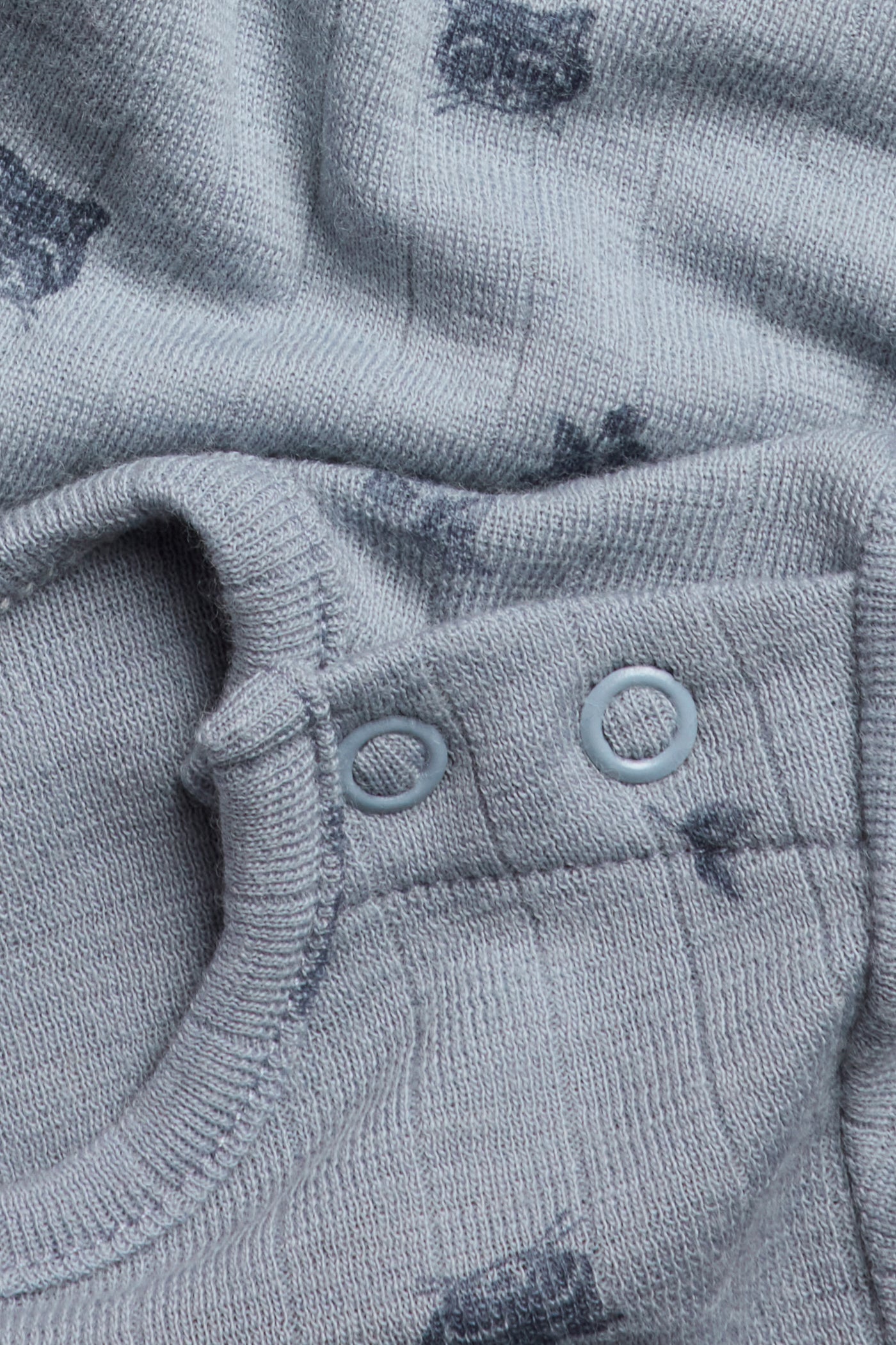 Baby blue raccoon wool bodysuit