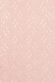 Baby pink patterned tights