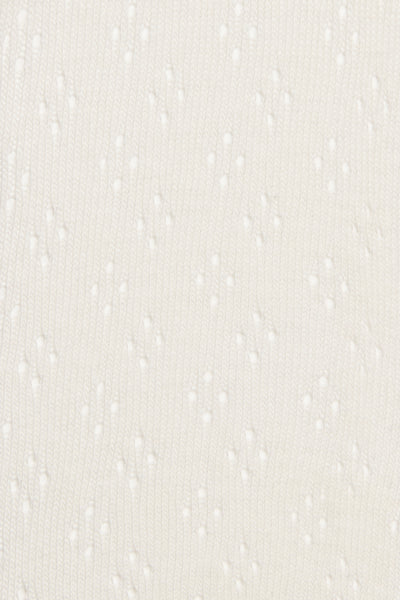 Baby white patterned tights