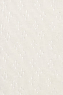 Kids' white patterned tights