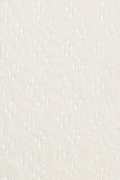 Kids' white patterned tights