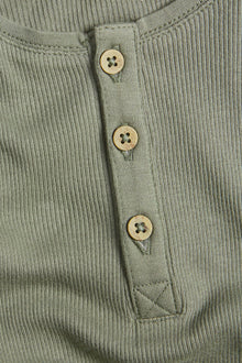 Baby green ribbed bodysuit