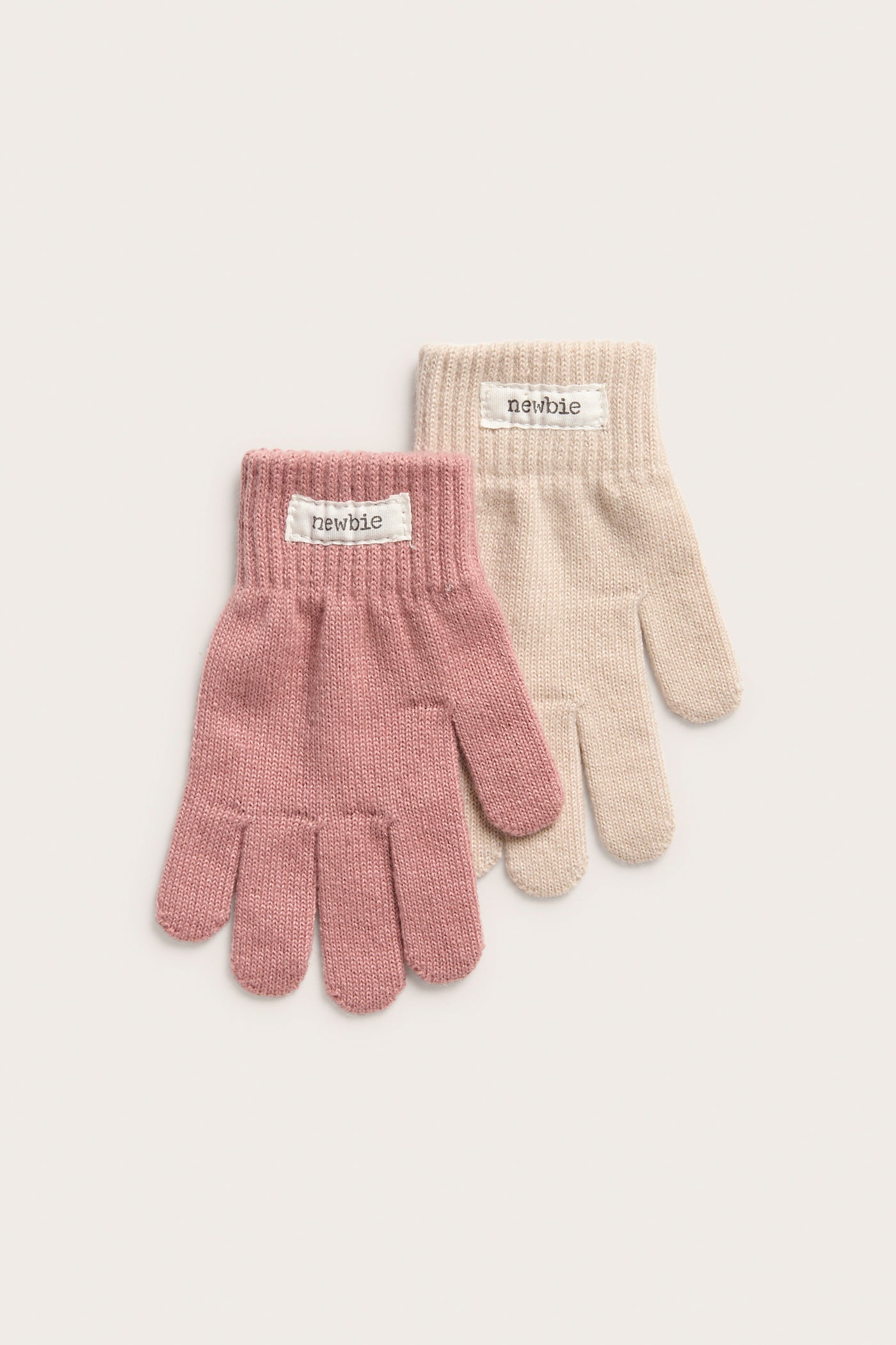 Kids multi knitted gloves 2-pack