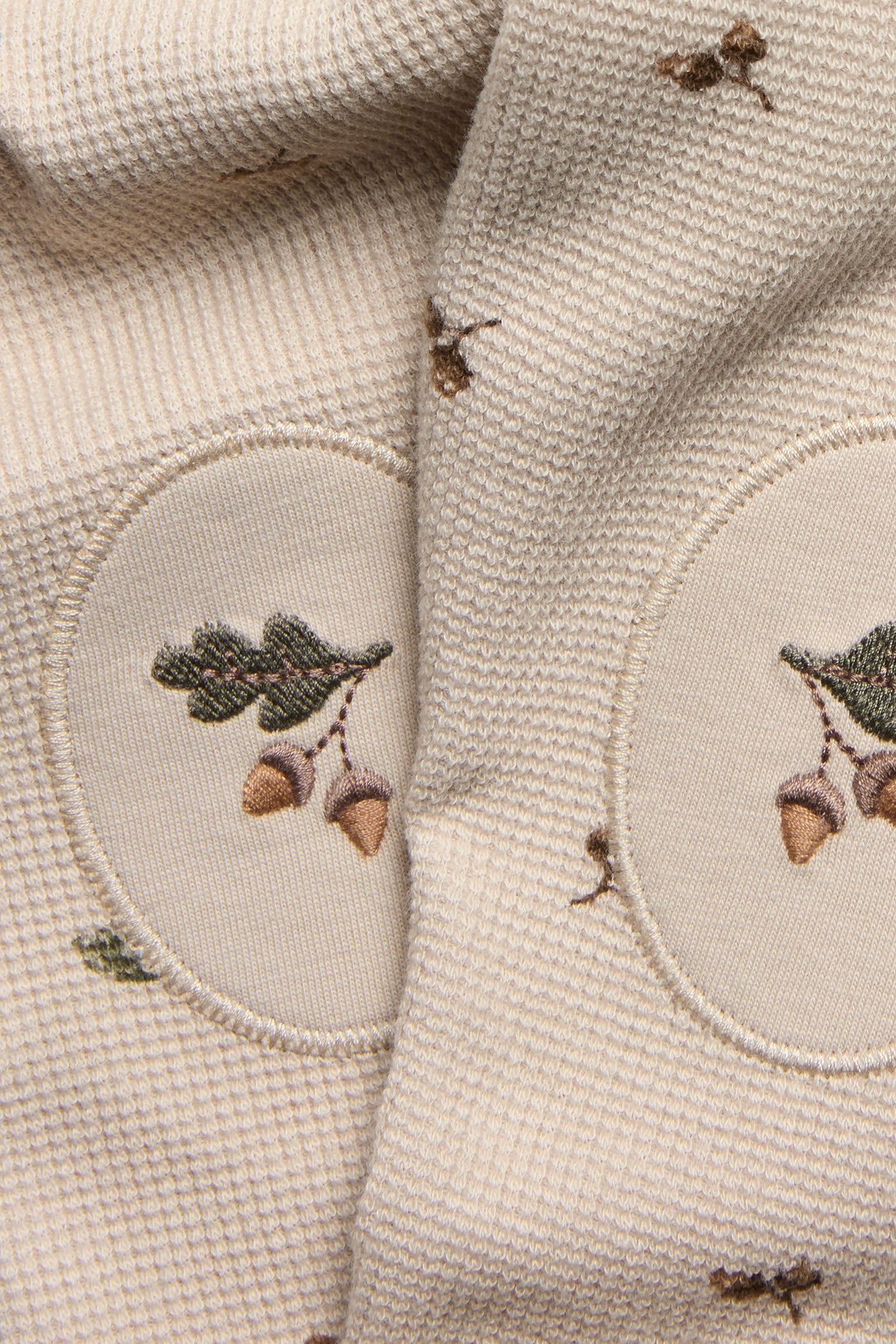 Baby beige acorn leggings
