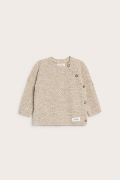 Baby beige wool-cashmere cardigan