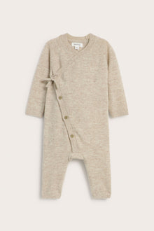 Baby beige wool-cashmere jumpsuit